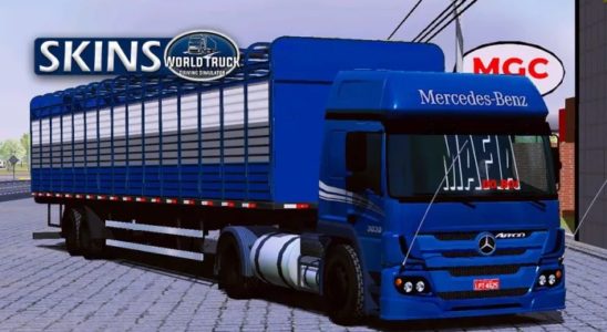 Skin MB Atego 3030 Azul no Boiadeiro – Exclusivo e Qualificado